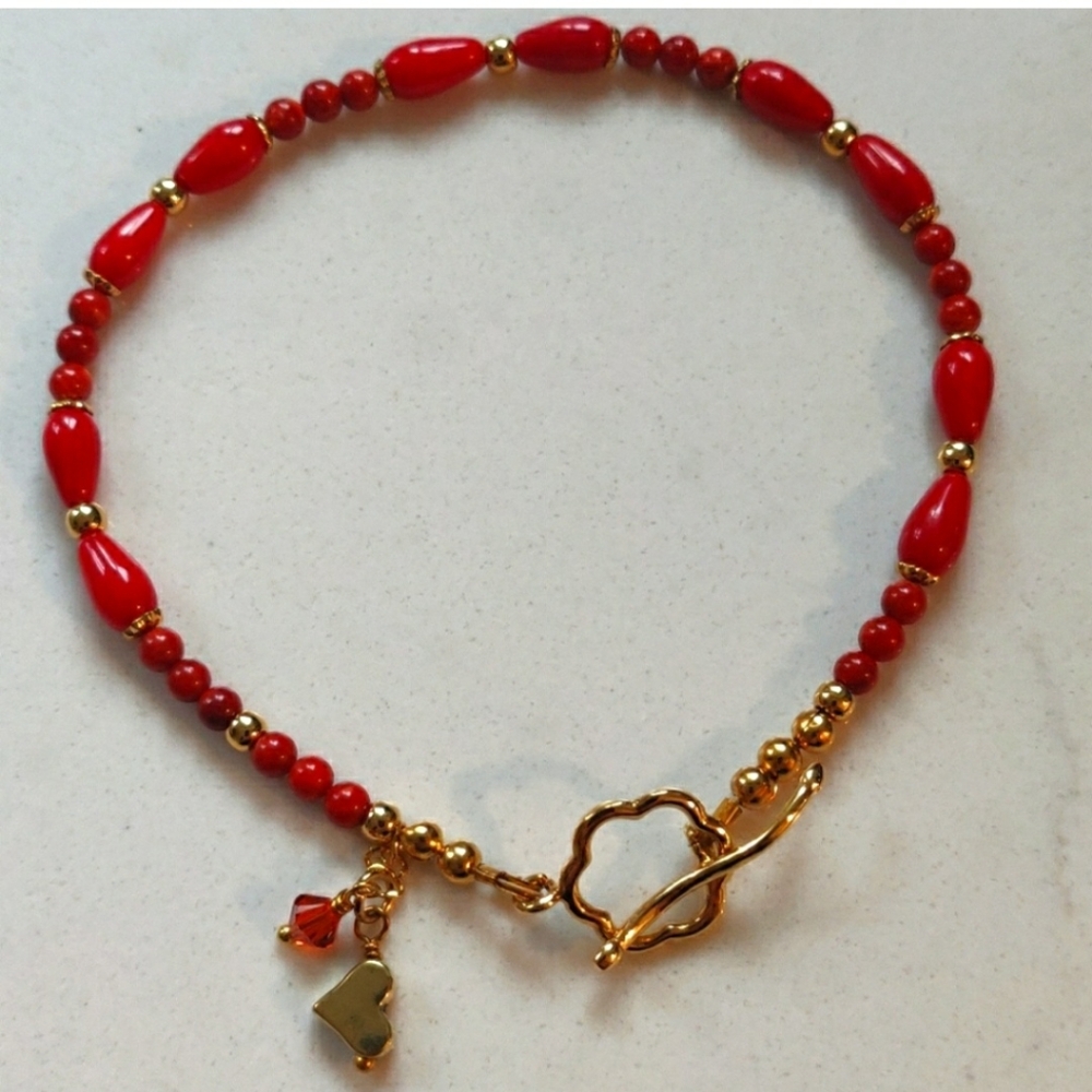 New Bamboo Coral Bracelet.